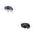 Stainless Steel One Hand Cup Rinser with High Pressure Nozzle Black and White