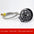 Stainless Steel One Hand Cup Rinser with High Pressure Nozzle Black set