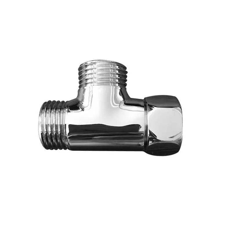Stainless Steel One Hand Cup Rinser with High Pressure Nozzle Copper tee joint
