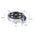 Stainless Steel One Hand Cup Rinser with High Pressure Nozzle White