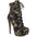 StealthGlam Lace-Up Stiletto Boots - Camouflage / 34