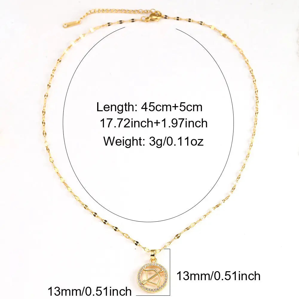 Stellar Pendant Necklace with Star Design