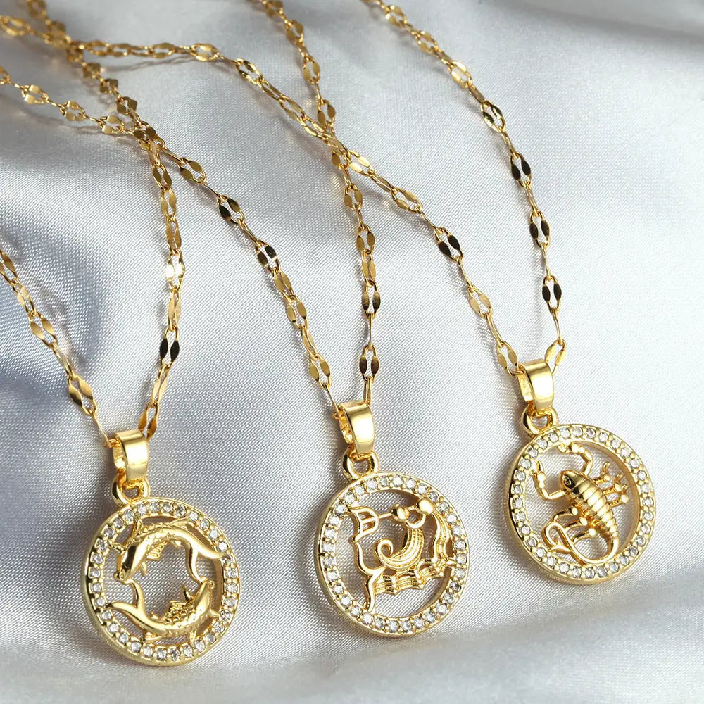 Stellar Pendant Necklace with Star Design