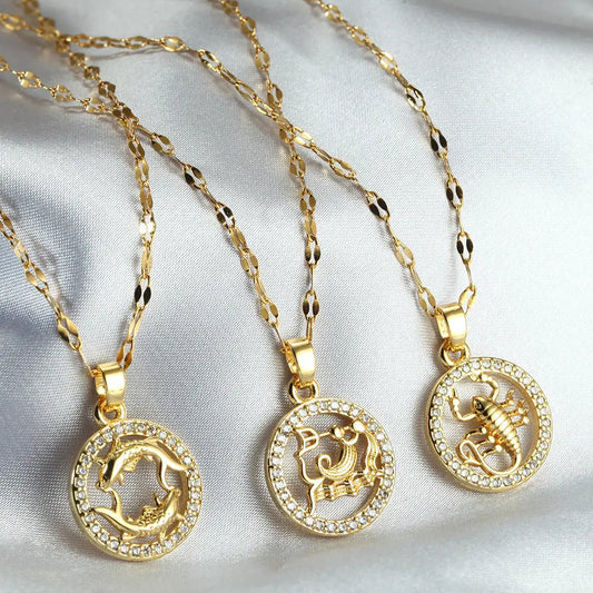 Stellar Pendant Necklace with Star Design