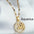 Stellar Pendant Necklace with Star Design - Aquarian / Gold
