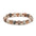 StoneEo Aroma Bracelet with Natural Stones and Lava Beads - Rose Gold
