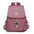 Street Trend PU Backpack with Three-Dimensional Pocket - Taro Purple