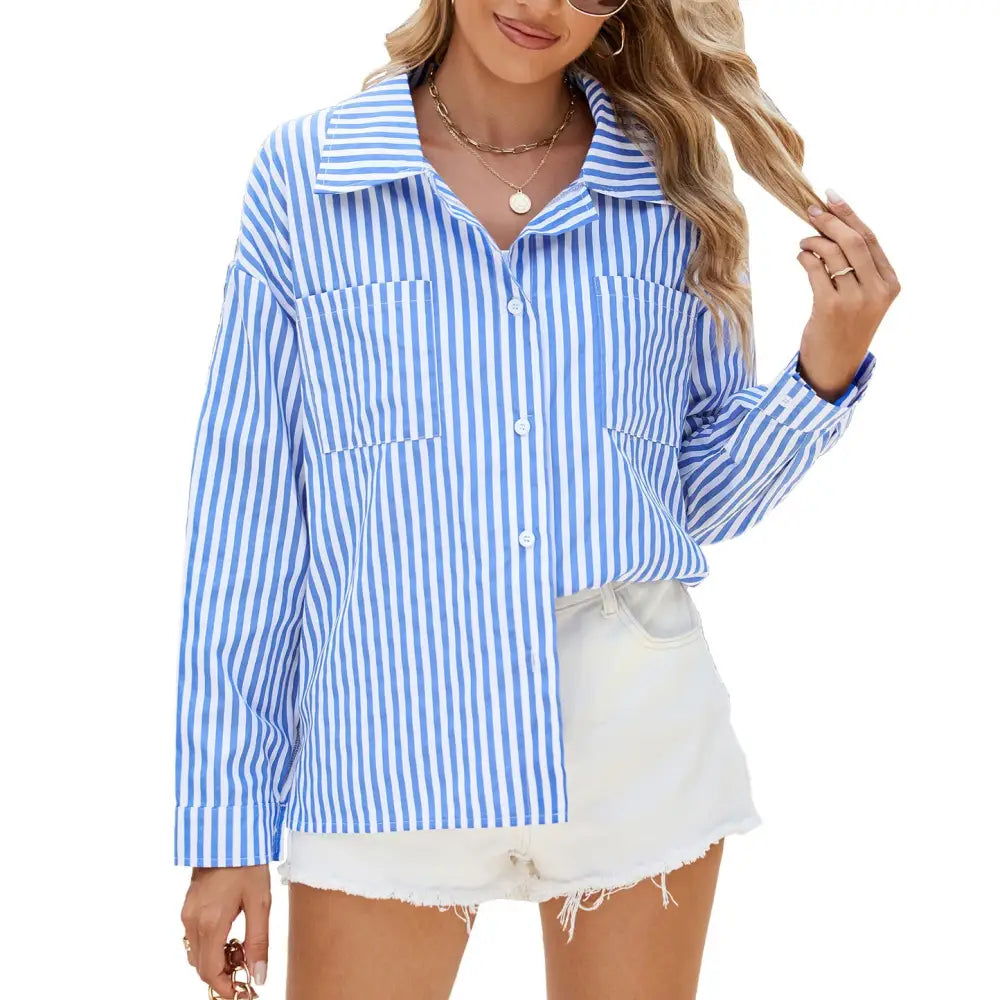 Striped Pocket Shirt - 4