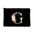 Striped Polyester Storage Bag with Alphabet Print Breathable and Waterproof - G