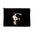 Striped Polyester Storage Bag with Alphabet Print Breathable and Waterproof - F