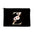 Striped Polyester Storage Bag with Alphabet Print Breathable and Waterproof - Z