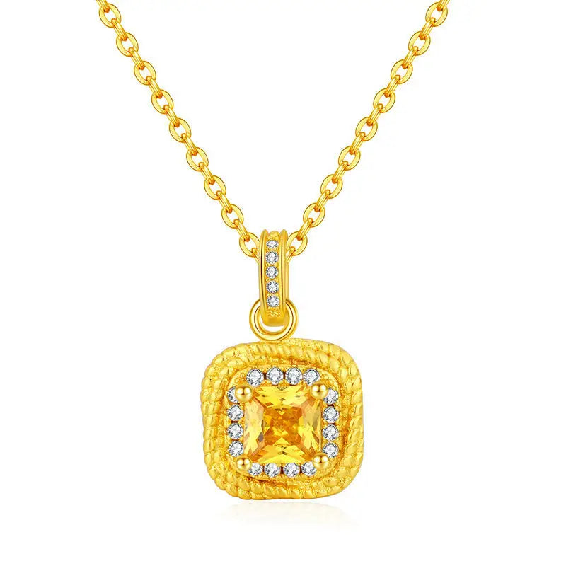 SugarCube Chic: Gold-Plated Ear & Ring Set - 3 Piece set