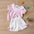 Summer Bow T-Shirt Set - BZ137 pink / 2T