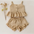 SunnyFrills: Baby Girl Summer Sling & Shorts Set - Beige / 100cm