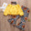 SunnyPlaid Kids 3-Piece Autumn Set - Yellow / 80cm