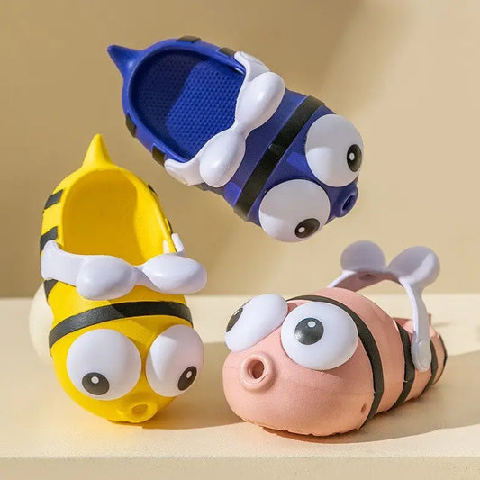 SunnyToes: Adorable Cartoon Baby Slippers