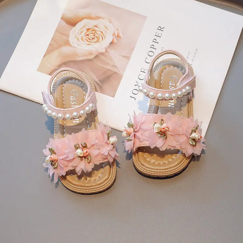 Sweet Petals Sandals - Pink / Size23