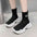 Sweet Tube White High Heel Round Toe Sponge Cake Platform Shoes - Square white / 35