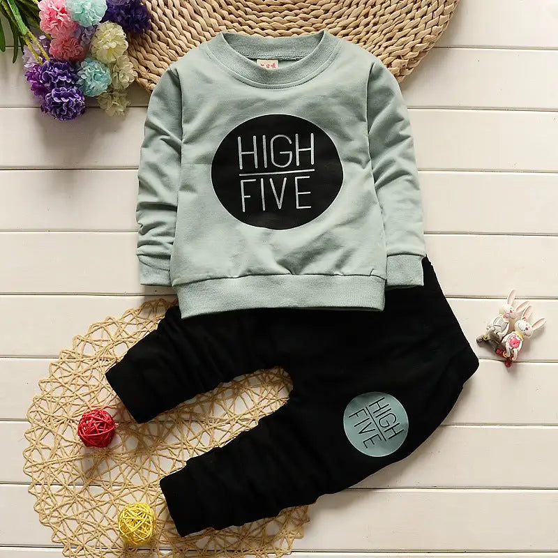 Sweetie Set - Baby Girl Two-Piece - Green / 100cm