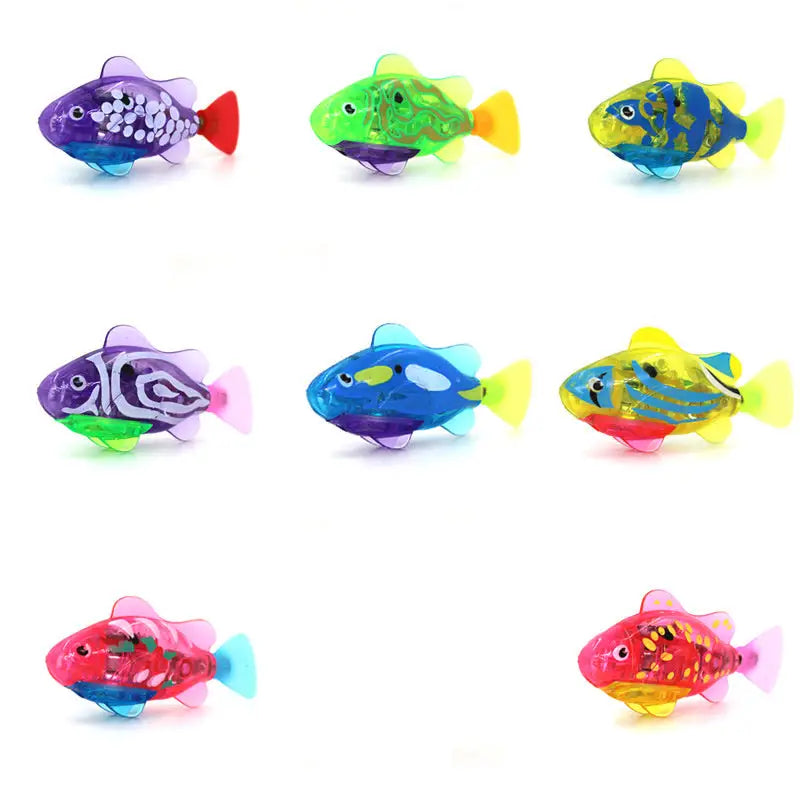 SwimPets: Electric Fish Toy for Cats & Dogs - 8 random with lights / 1PC