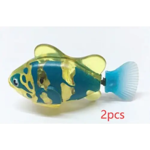 SwimPets: Electric Fish Toy for Cats & Dogs - Pattern yellow / 2PCS