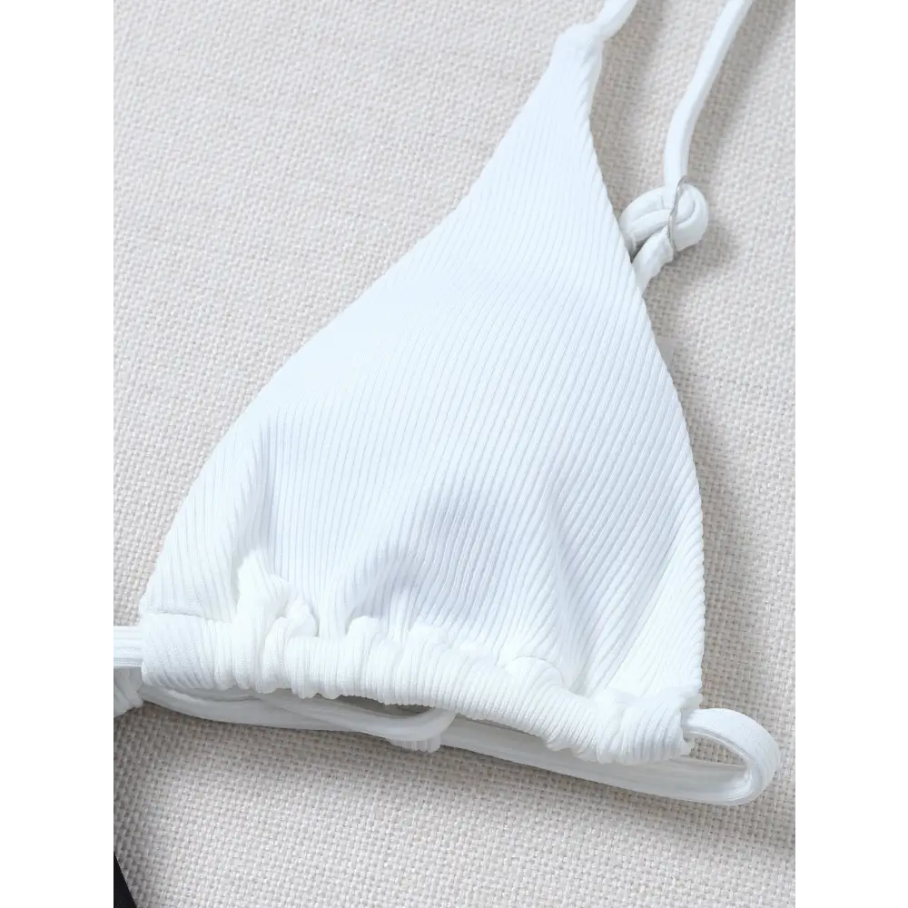Swimwear New Solid Color Bikini Europe And America