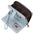Synthetic Leather Daily Wallet with Anti-Theft Protection - Light Blue