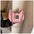 Synthetic Leather Square Handbag with Mobile Pocket Multiple Colors - Pink