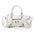 TasselRivet Crossbody Bag - Beige