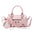 TasselRivet Crossbody Bag - Pink
