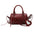 TasselRivet Crossbody Bag - Wine Red