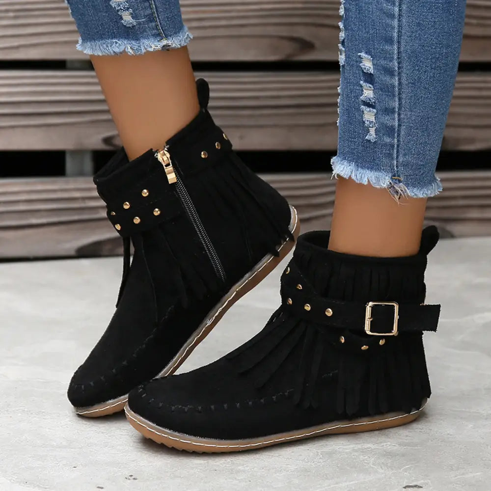 TasselWarm Double-Layer Women’s Boots
