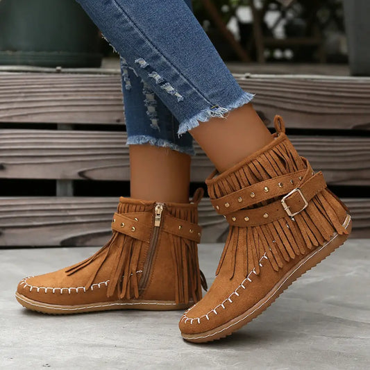 TasselWarm Double-Layer Women’s Boots