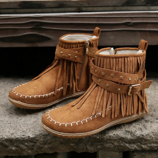 TasselWarm Double-Layer Women’s Boots