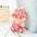 The Monsters Labubu Vinyl Blind Box Clothes Collection No label pink GG two piece set