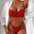 Three-point Lingerie Sexy - Red / S