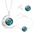 Time Gem Stud Earrings