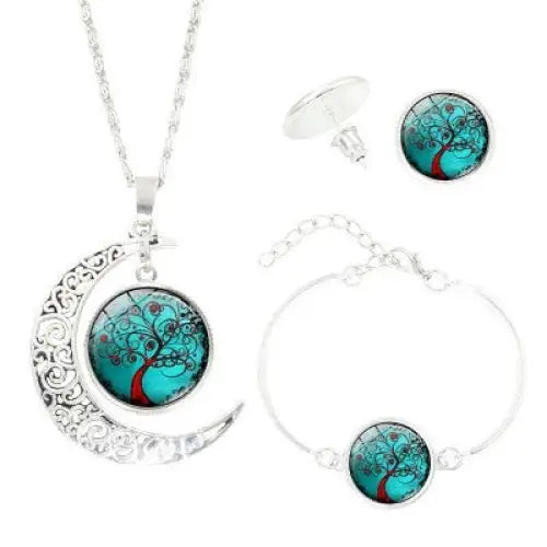 Time Gem Stud Earrings