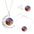 Time Gem Stud Earrings - H