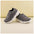 Tiny Treads: Soft-Soled Toddler Shoes - Grey / 28