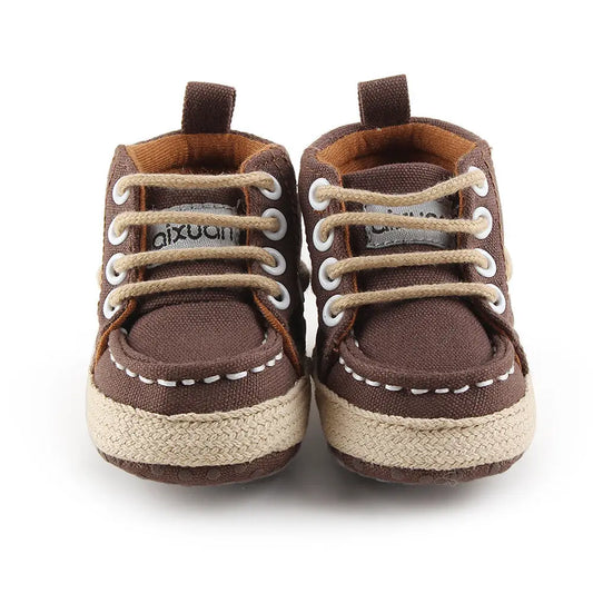 Tiny Trendsetters: Fashionable Baby & Toddler Shoes - Brown / 12