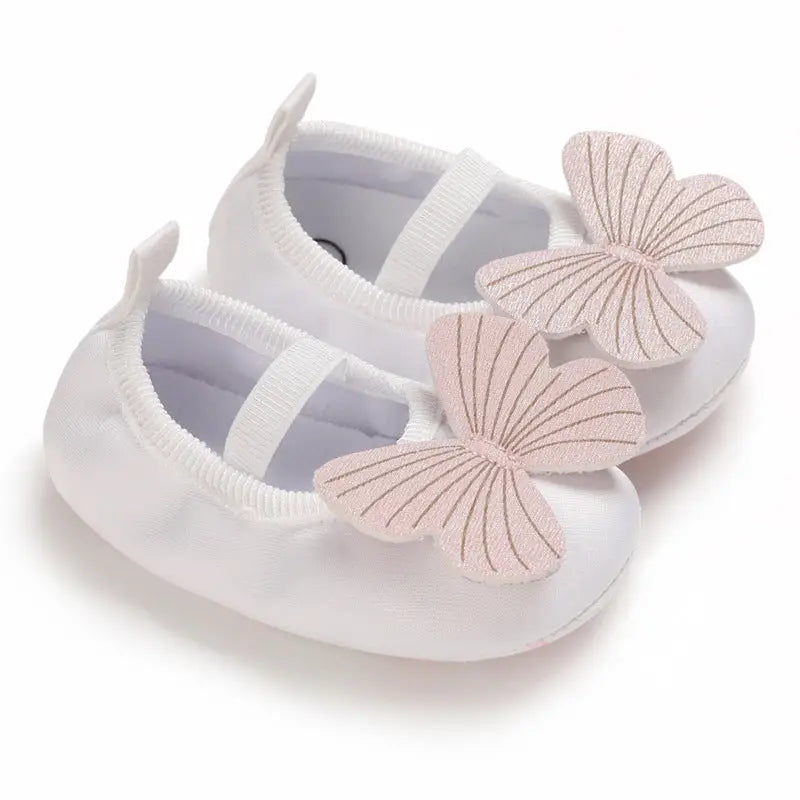 TinySteps: Soft & Breathable Baby Toddler Shoes - White / Inner Length 11cm 28g