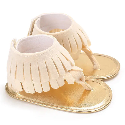 TinyToes Tassel Sandals - Multicolor Flip-Flop