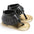 TinyToes Tassel Sandals - Multicolor Flip-Flop - Black pu / 11cm