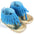 TinyToes Tassel Sandals - Multicolor Flip-Flop - Blue pu / 11cm
