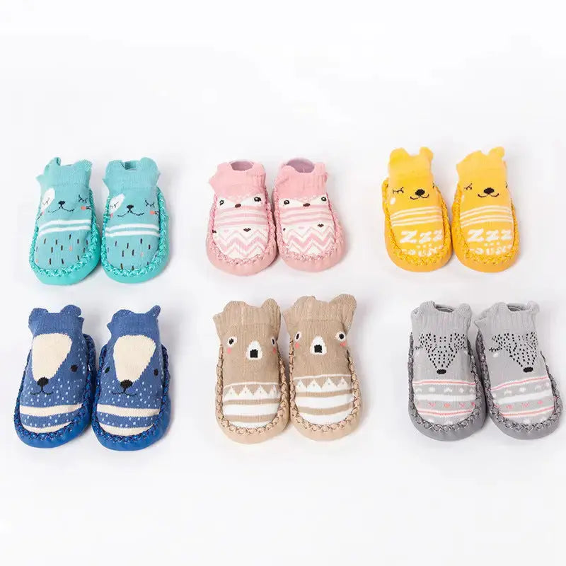 ToonTreads: Cute & Secure Baby Footwear