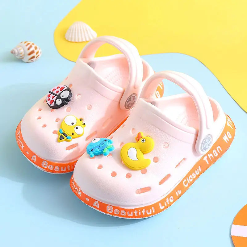 ToonTrek Toddler Slippers: Summer Fun for Kids! - Pink / 18
