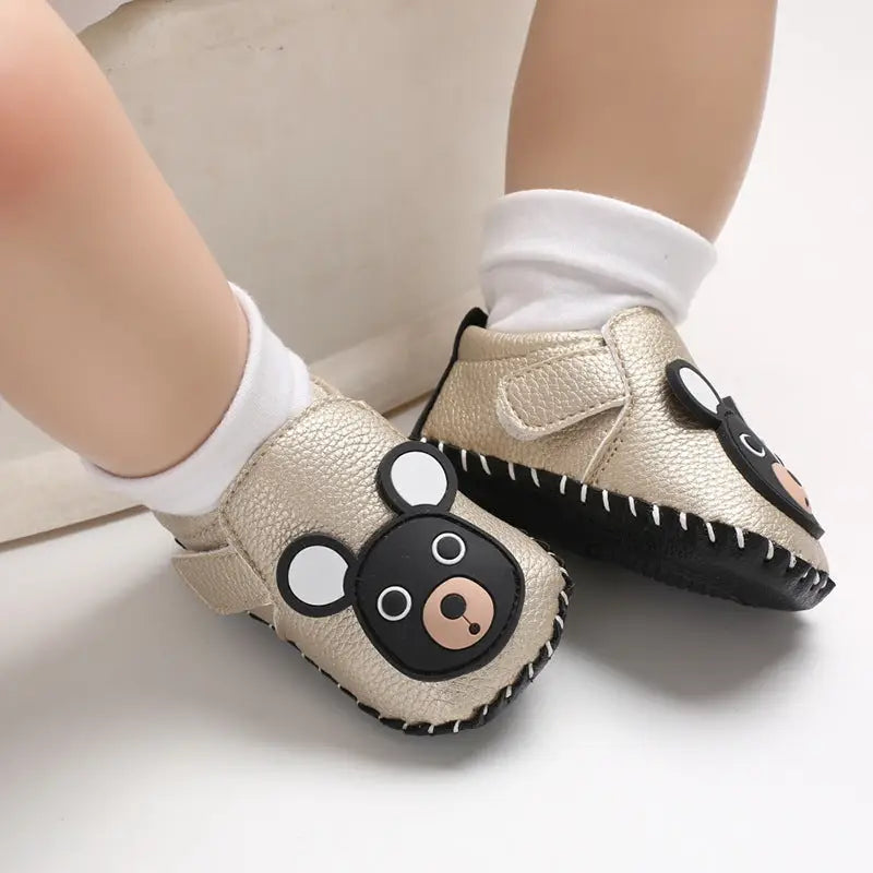 TotSafe Grippers: Non-Slip Toddler Shoes - Apricot / 13CM