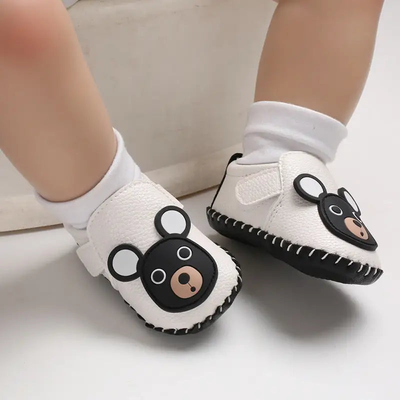 TotSafe Grippers: Non-Slip Toddler Shoes - White / 11CM