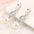 Tulip Pearl Drop Earrings - White Diamond
